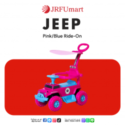 Jeep Red/Blue Ride-On