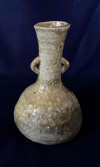 自然釉ツル首花入(Shizenyu Tsurukubi Hanaire) / Natural glaze crane neck flower vase【②】