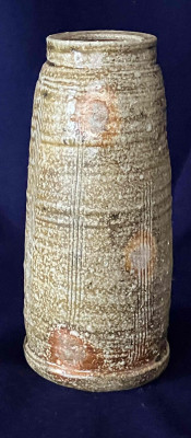 自然釉花入(Shizenyu Hanaire)/ Natural glaze flower vase【➈】