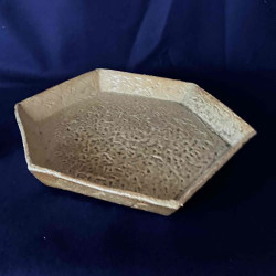 自然釉角皿(Shizenyu Kakuzara)/ Natural glaze square plate