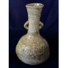 自然釉ツル首花入(Shizenyu Tsurukubi Hanaire) / Natural glaze crane neck flower vase【②】