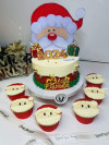 christmas cake 16cm 2024