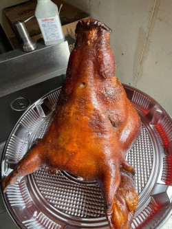 Roasted Pig Head