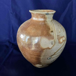 自然釉小壺(Shizenyu Kotsubo)/ Natural glaze small pot【①】