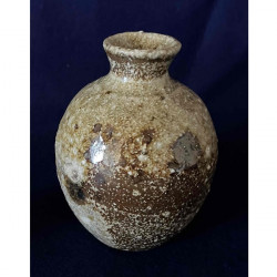 自然釉徳利(Shizenyu Tokkuri)/ Natural glaze sake bottle【➄】