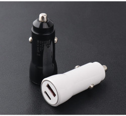 Car Charger PD 30W USB-C and USB-A QC 3.0 [#a1]