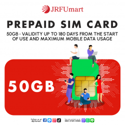 PREPAID SIM CARD 50GB180Days