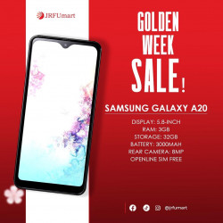 SAMSUNG Galaxy A20 4G Black - SIM Free | RAM: 3GB | ROM: 32GB